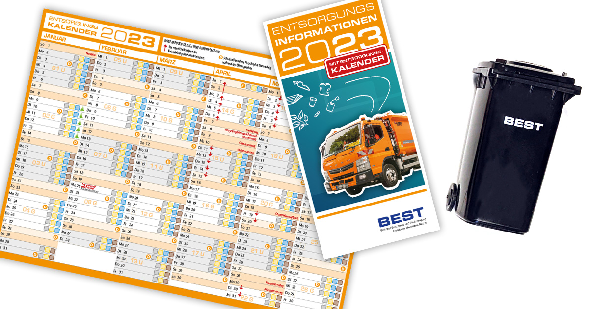 Der Neue Abfuhrkalender 2023 BEST Bottrop